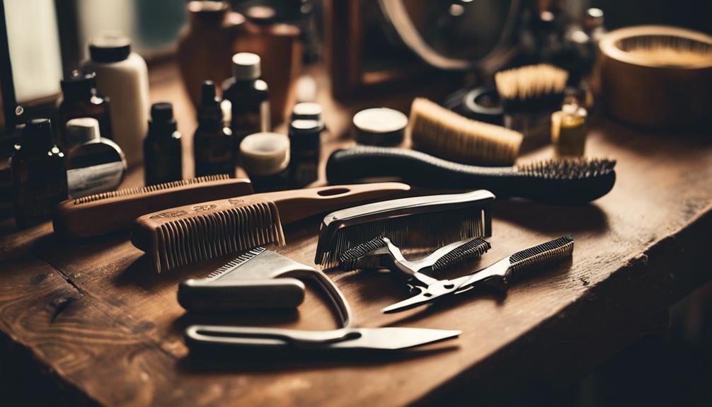 tools and products for beard care